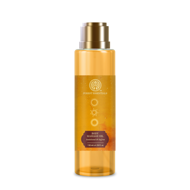 Body Massage Oil Sandalwood And Saffron